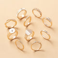 Customized rings retro diamond jewelry ring set women's niche high-end accessories men's light luxury hand jewelry