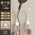 Strong suction cup shower head holder - portable, drill-free, universal, thickened shower head mount for bathroom and kids