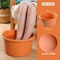 Foot bath bucket large household casual footbath footbath plastic thickened and heightened deep health massage foot bath bucket