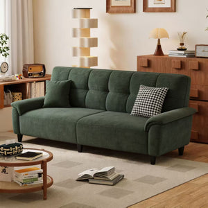 Office sofa small apartment cat scratching leather sofa casual rental house b&b bedroom apartment combination foldable sofa