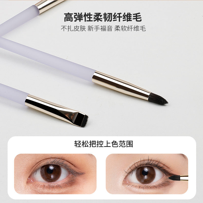 Gradient color blade eyeliner brush 9 pieces eye detail makeup brush suit eyebrow brush cosmetics one-line eyebrow eye shadow brush