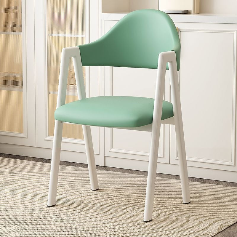 Dining chair home casual modern scandinavian chair bedroom study desk chair casual stool backrest commercial dining table chair