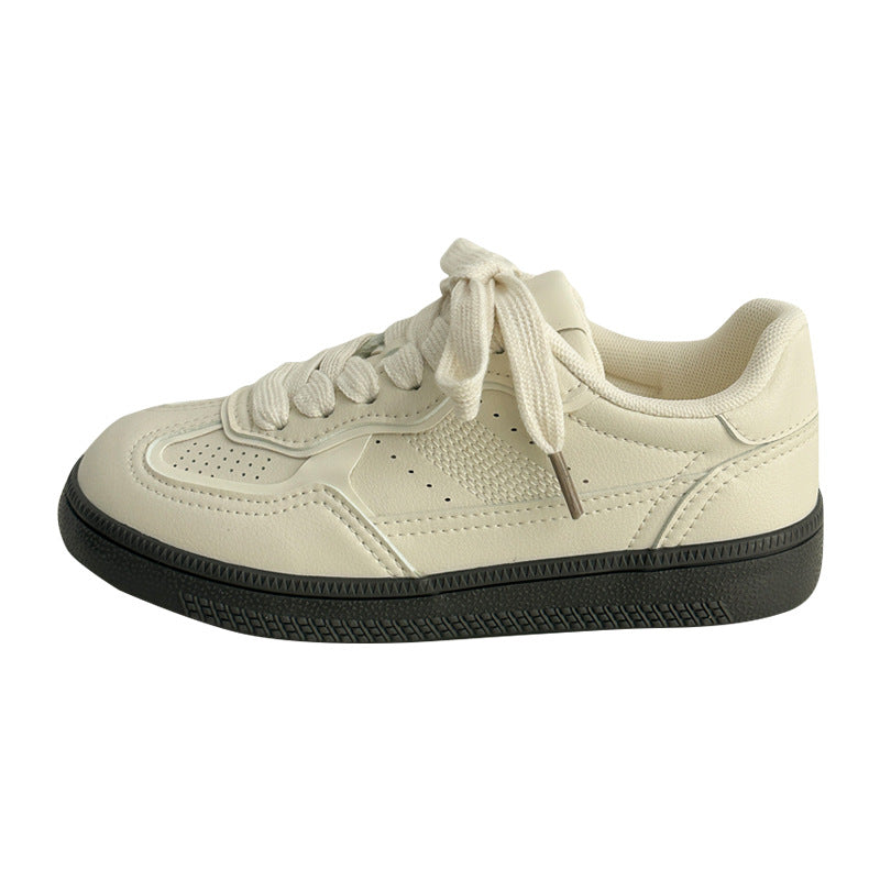 Women's flat summer breathable white sneakers - 2026 new arrival, bestselling, versatile, original design, niche korean style casual skate shoes