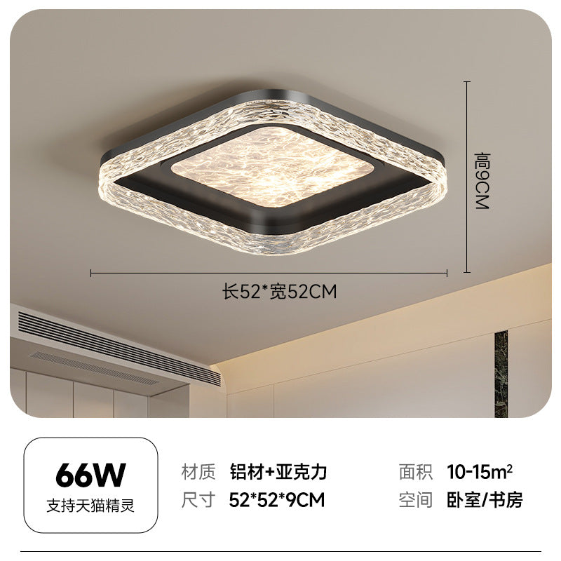 Living room light Italian minimalist light luxury Nordic high-end living room main light ultra-thin ceiling light whole house lighting package