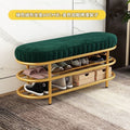 Shoe changing stool door for home soft bag shoe stool shoe cabinet stool all-in-one entrance door popular can sit bench stool