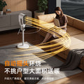 Oscillating stand fan heater - home & office use, compact space heater, desktop remote control, timer function, 110v high-power electric heater
