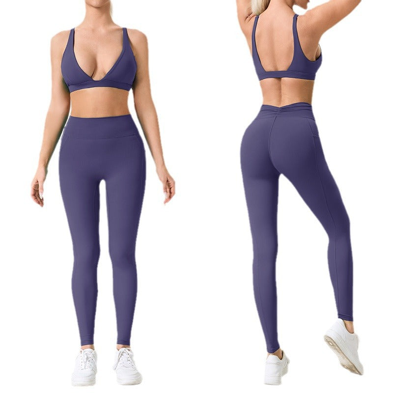 versatile slimming running butt-lifting fitness wear high-waisted tight-fitting outdoor quick-drying sports dance yoga apparel - customizable