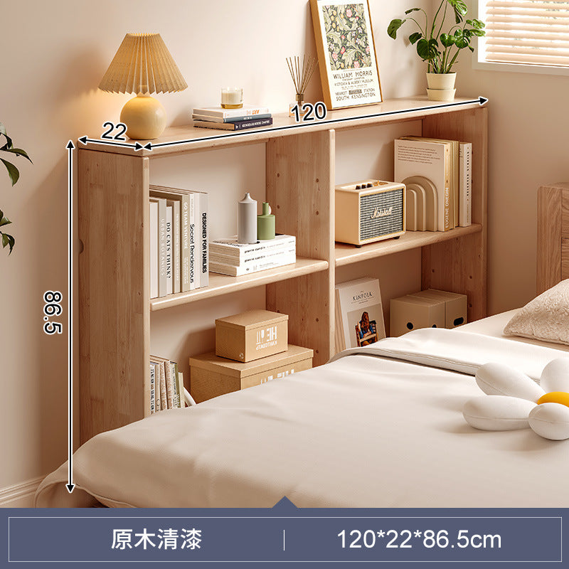 Solid wood bedside shelf, bedside gap, bedside crack, long cabinet against the wall, narrow frame behind the sofa, storage cabinet, storage