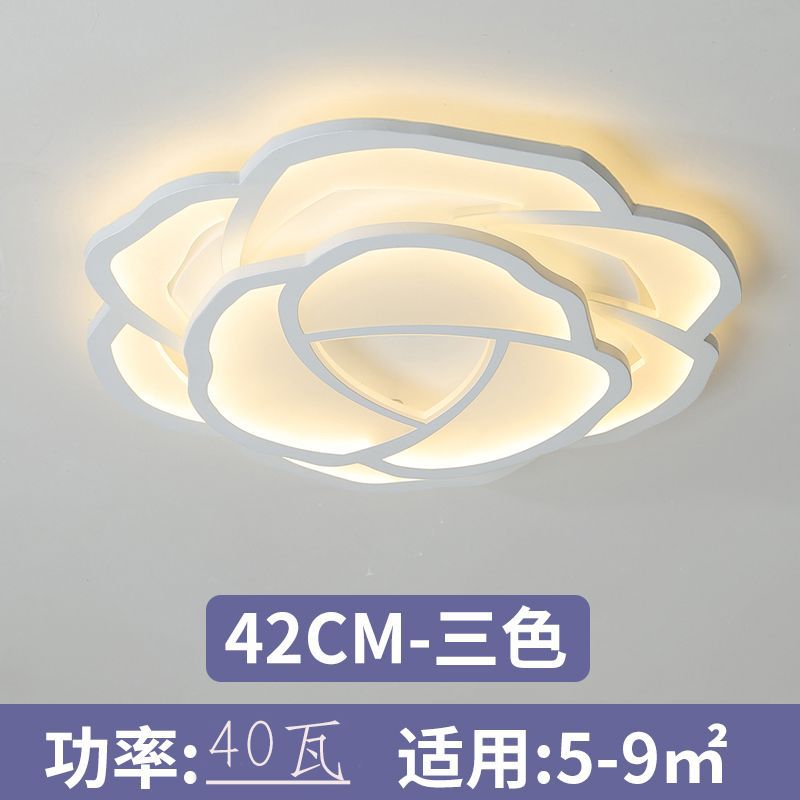 Lamps led ceiling lights creative warm romantic Nordic room lights simple modern rose master bedroom lighting