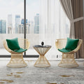 New arrivalins style iron casual single sofa coffee table suitaccessible luxuryfor home balcony table sofa chair combination