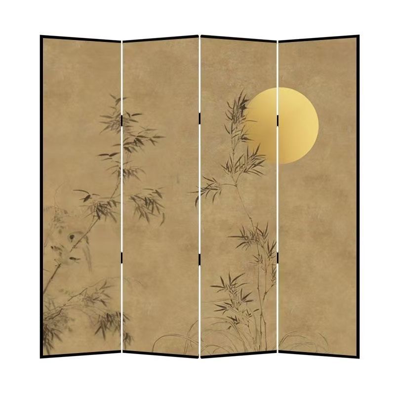 New chinoiserie screen partition office living room restaurant hotel tea room blocking simple modern foldablemovable folding screen