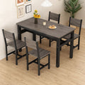 For home dining table and chairs table and chairs snack bar modern small apartment fast food casual restaurant dining table rectangular combination simple