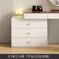 Corner dresser chest of drawers all-in-one cream style popular retractable dressing table bedroom ultra-thin dressing table