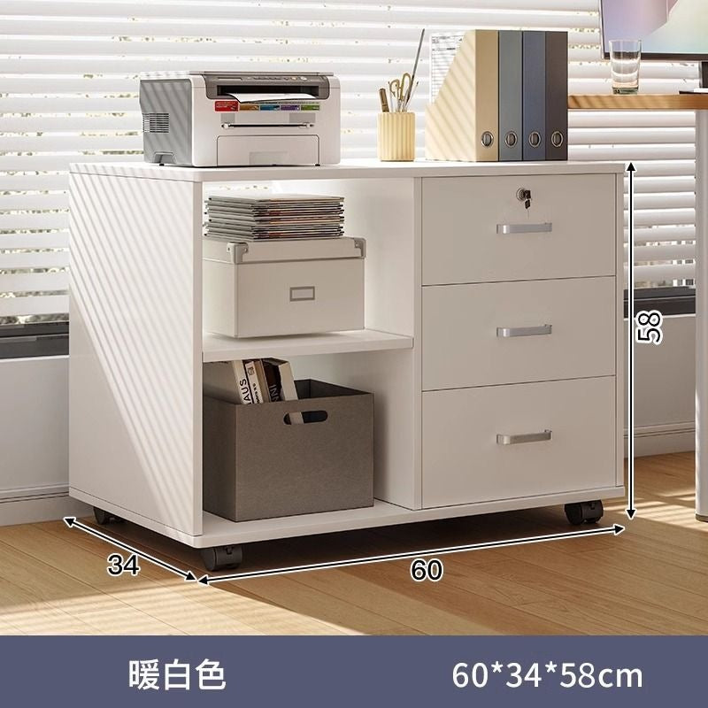 File cabinet table storage rack wooden side cabinet with lock storage cabinet storage cabinet office desk storage cabinet information cabinet