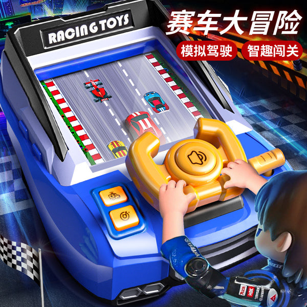 Children's racing game machine toy boy simulates driving a car puzzle boy wholesale puzzle enlightenment