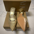 Za2024summernew arrival high heel toe mesh gridsfashion pointed toe fashion styleeasiest for matchfashion women's shoes