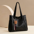 Large capacity fashionable versatile tote bag for women - 2026 spring retro new style casual commuter shoulder bag