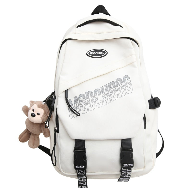Spring and summer large-capacity junior high school students backpack schoolbag travel computer backpack business leisure commuter backpack