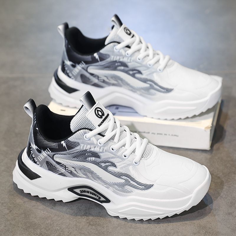 Spring men's shoes 2025 new student sports casual youth mesh dad shoes versatile trendy breathable shoes for men