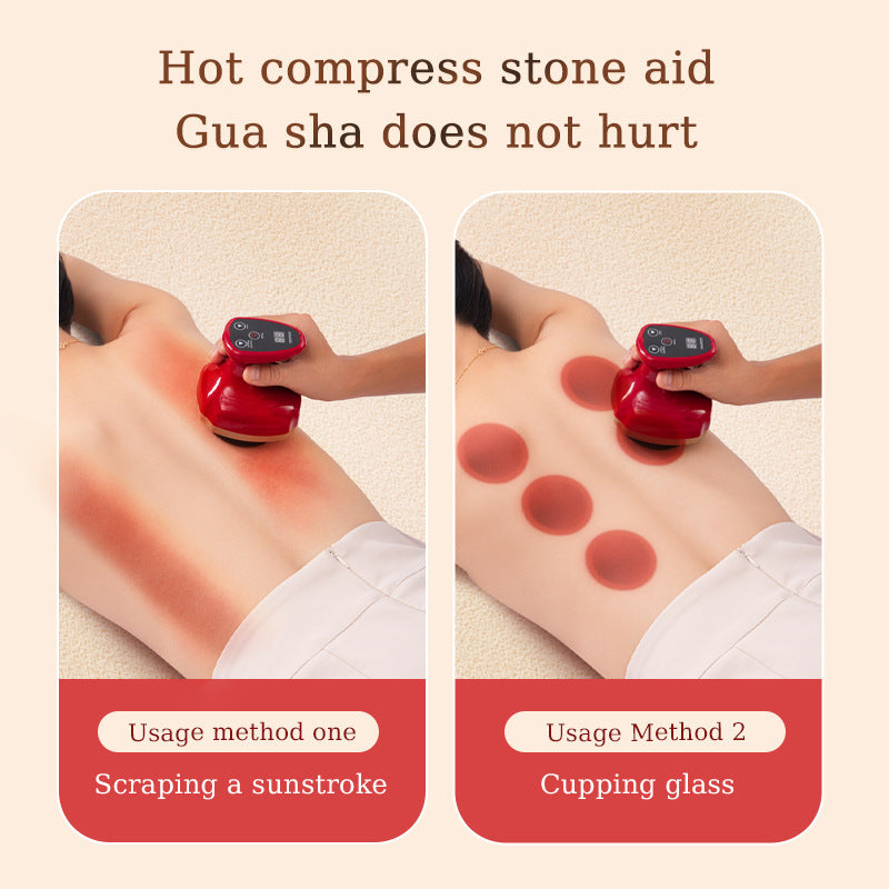 electric negative pressure scraping instrument, whole body hot compress, vacuum negative pressure suction cupping device, for home masseuse