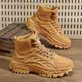 Men's shoes: new autumn 2025 men's martin boots - trendy, versatile work boots, slip-resistant, wear-resistant, thick-soled high-top boots