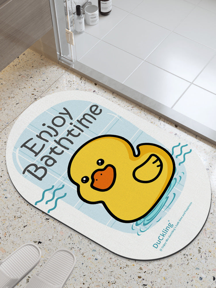 Distribute diatom mud absorbent mat bathroom floor mat toilet bathroom door step foot bath non-slipfor home
