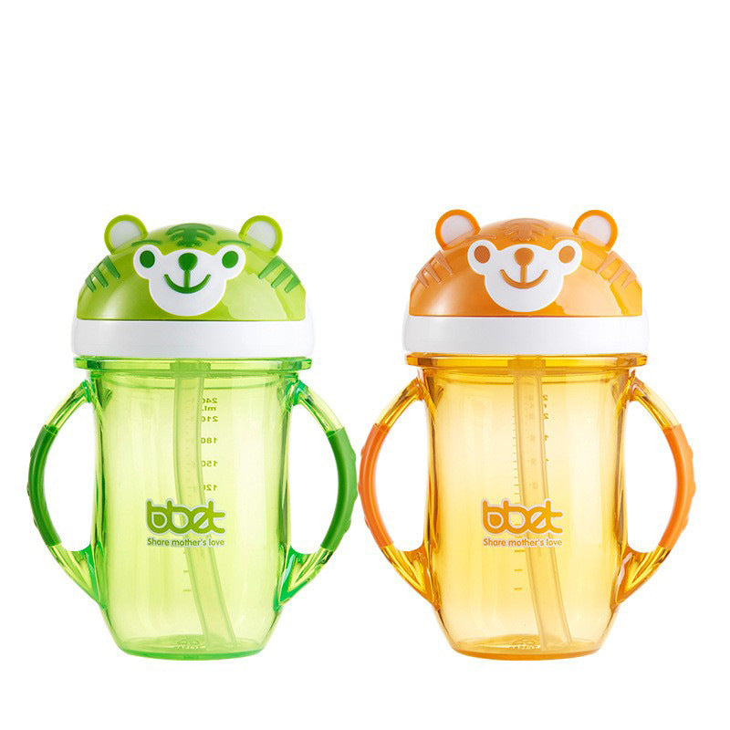 Baohui manufacturer babixiang baby sippy cup with handle leak-proof ttritan learning cup training cup 240ml
