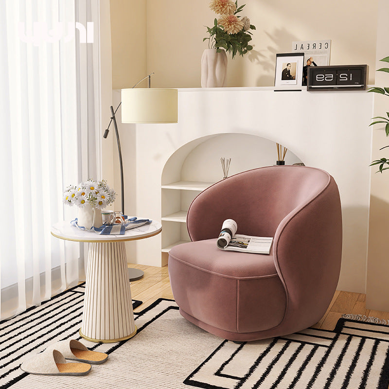 new living room single sofa - minimalist style for home, bedroom, balcony, and reception areas - creative lazy sofa for beauty salons