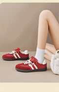 Women's german army trainers (gats) - 2026 spring new arrivals: bestselling flat-soled, versatile white sneakers, women's skate shoes, casual athletic shoes