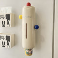 Dopamine cup dispenser disposable paper cup wall-mounted cup dispenser punch-free cup holder dust-proof cup storage rack