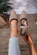 new arrival: plus-size women's flat loafers for cross-border e-commerce – flyknit fabric, fashionable round toe, breathable slip-ons – wholesale available