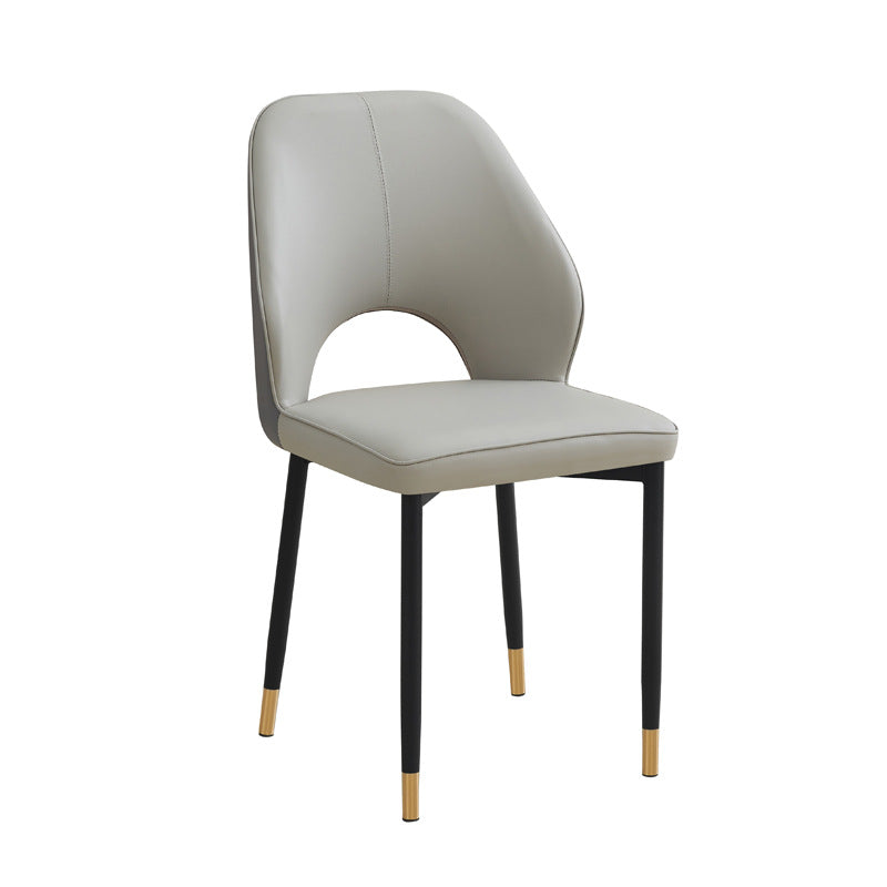 Manufacturer wholesale backrest lazy stool popularcasual creative scandinavianins style restaurant creative cut out dining chair