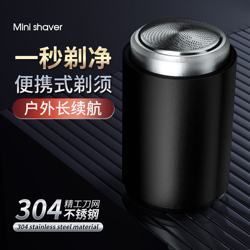 electric mini shaver for men, usb rechargeable, full body washable, portable razor