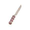 Purple table knife (four beads)
