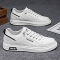 Men's shoes 2025 winter new trendy versatile breathable white sneakers lightweight soft sole casual student skate shoes