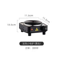Square electric stove mini electric stove moka pot heating stove multifunctional tea maker for home tea stove electric tea stove