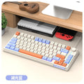 Dazzling silver fox k81 wired keyboard - mda keycaps, tri-color backlit, desktop pc & laptop gaming keyboard - cross-border edition