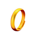 Matte gold glossy ring for women fashion glossy ring open jewelry ring glossy