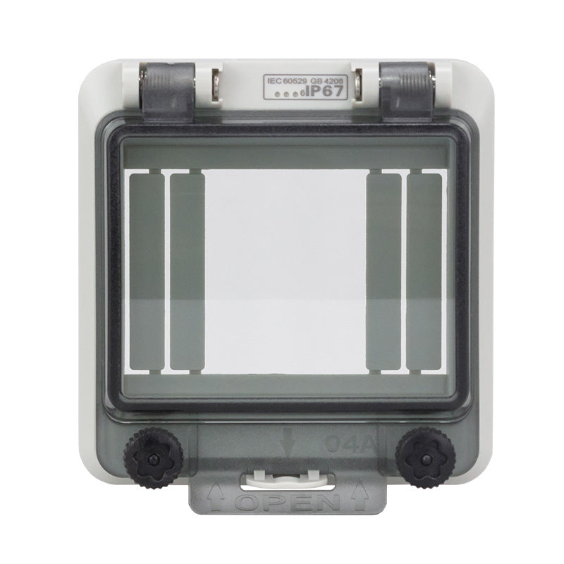 STW-04A transparent waterproof window cover IP674 circuit waterproof visual transparent air-opening circuit breaker window protective cover