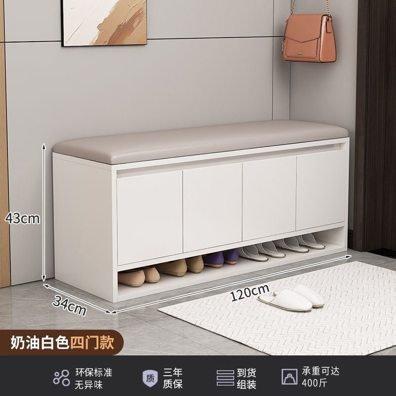 Shoe changing stool for home entrance door can sit shoe cabinet stool all-in-one small shoe rack accessible luxuryclassy sense entrance shoe stool