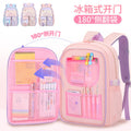 2025 cross-border ergonomic school backpack for kids - lightweight, load-reducing, new design for elementary school students - wholesale
