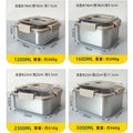Portable 304 stainless steel square food container - airtight, leak-proof lunch box for refrigerator storage and on-the-go meals