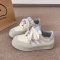 High-style summer casual sneakers for women, 2026 new arrivals, unique and versatile, chunky sole white sneakers