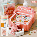 Pink rabbit pinball machine [charging set] 20 balls