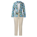 D603 cross-border e-commerce  new fashionable and elegant blazer and slim-fit suit pants two-piece set