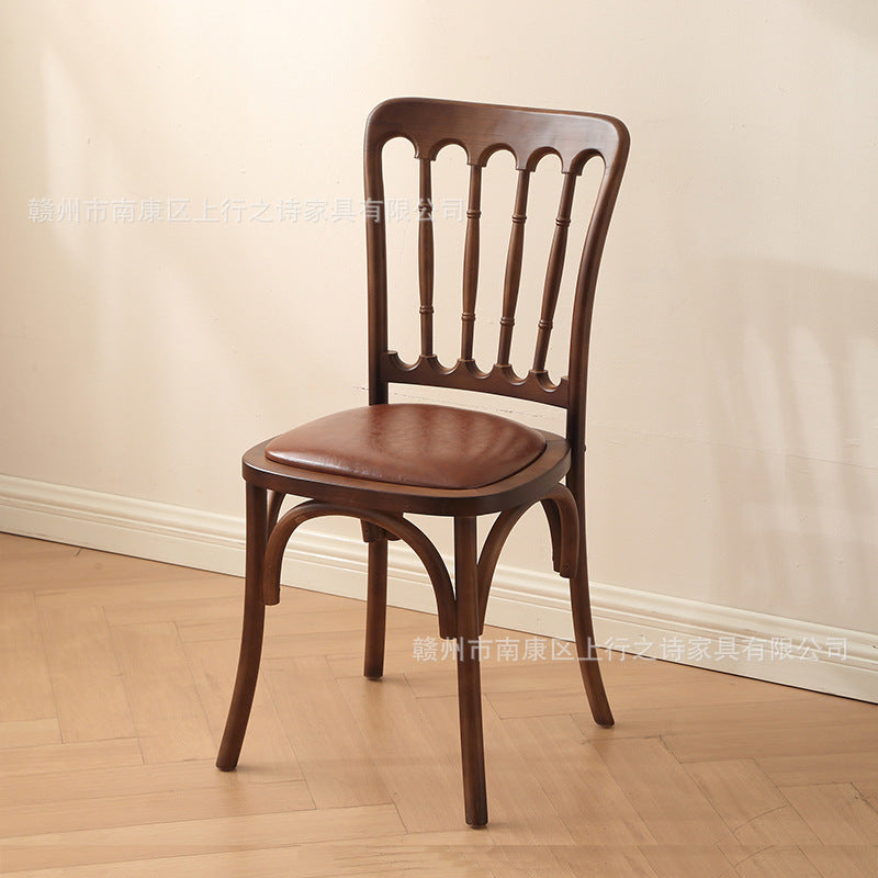 American vintage dining table and chair set, french style dining chairs, retro cafe table and chair set, complete commercial restaurant table and chair set