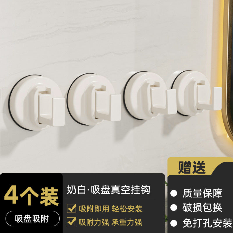 Suction cup hook, strong vacuum, no punching, wall, bathroom, kitchen, door, weighing, traceless bathroom towel hook