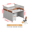 I-shaped double seat-including cabinet and chair