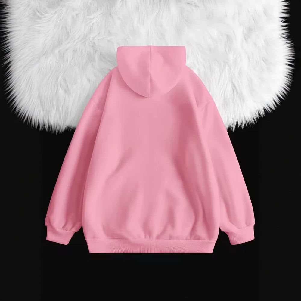 hot-selling plus-size women's zip-up hoodie, new casual long-sleeve hooded sweatshirt jacket, dropshipping available