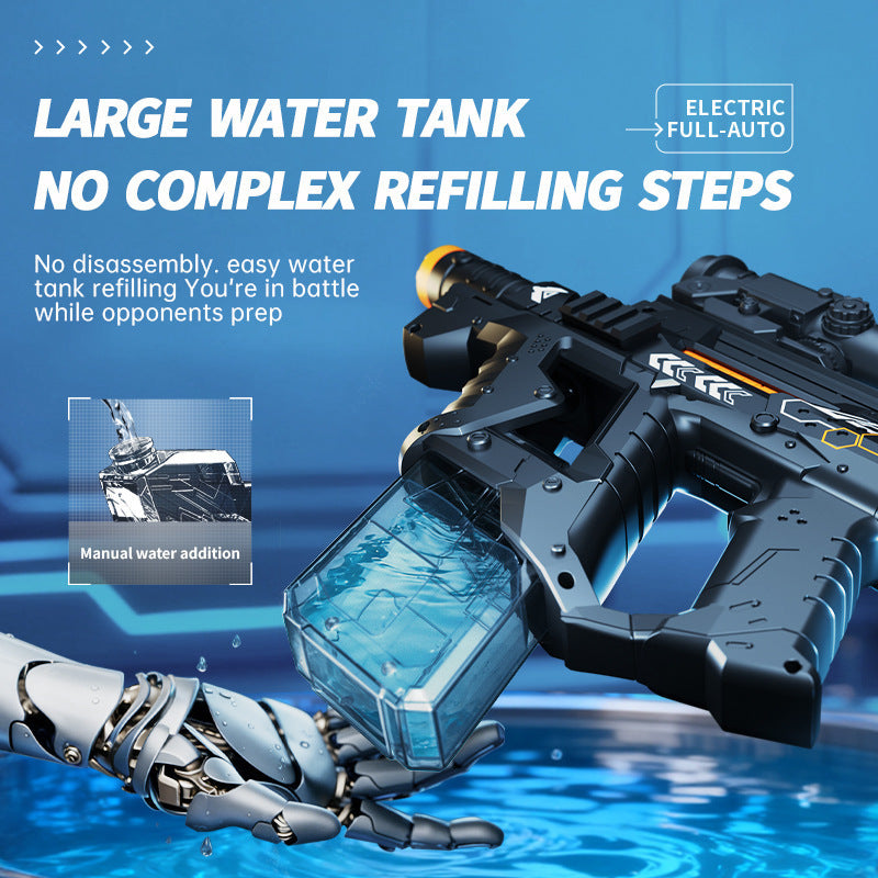 new product interstellar pulse water gun victor electric continuous light large capacity water spray water splash festival